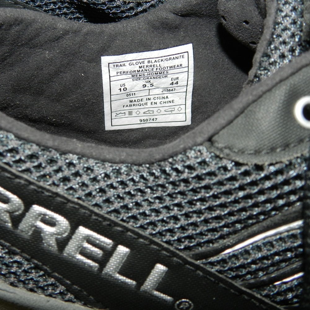 Merrill Trail Glove Performance Lace Up Mens 10 Shoes - Picture 14 of 15